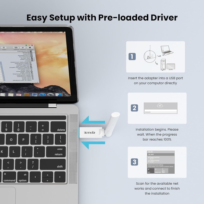 WiFi Adapter Supplier - Tenda AX300 WiFi