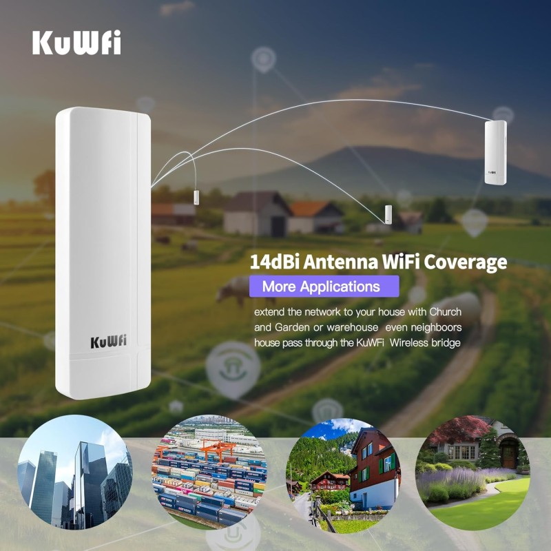 Outdoor AP Supplier - KuWFi KF-N630 5GHz 900Mbps
