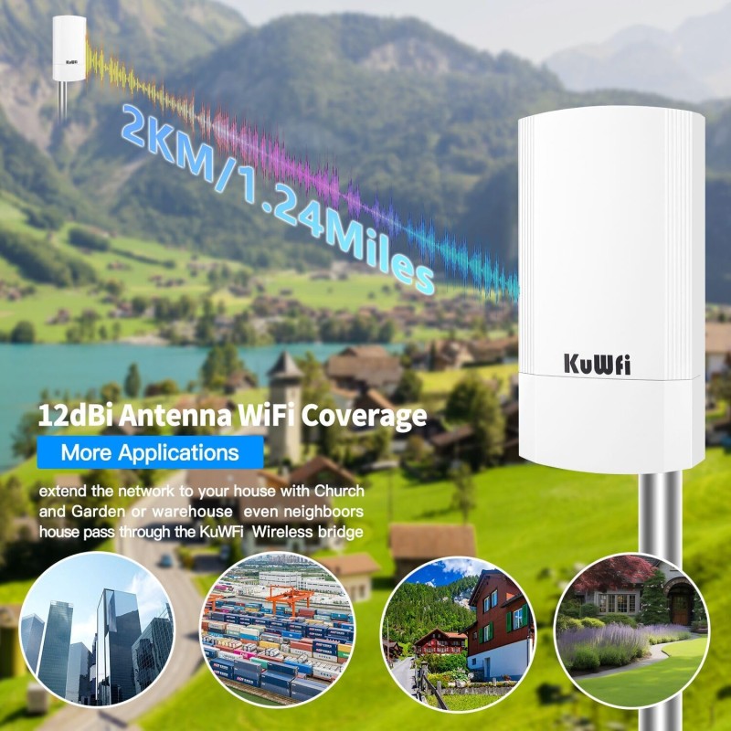 WiFi Bridge Manufacturer - KuWFi 5.8G Outdoor