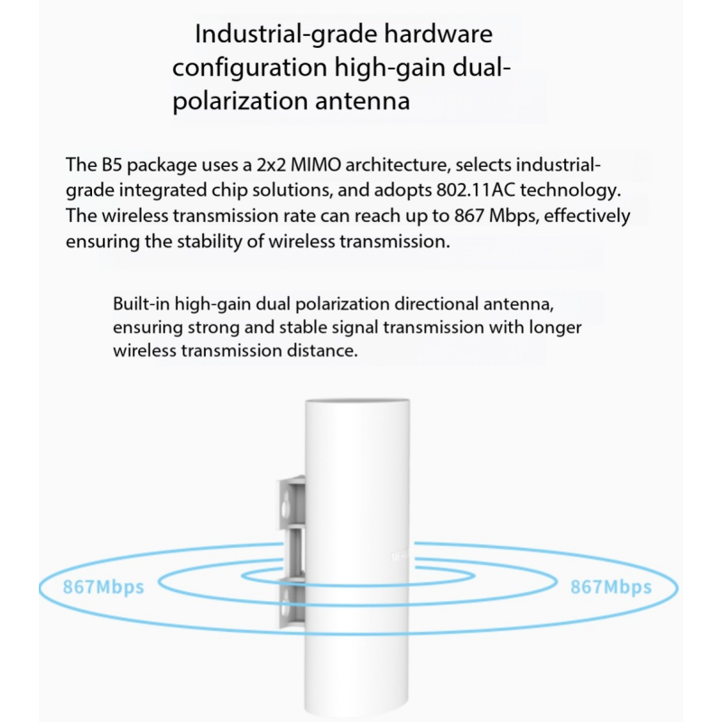 Wireless Bridge Manufacturer - Mercury B5 Set