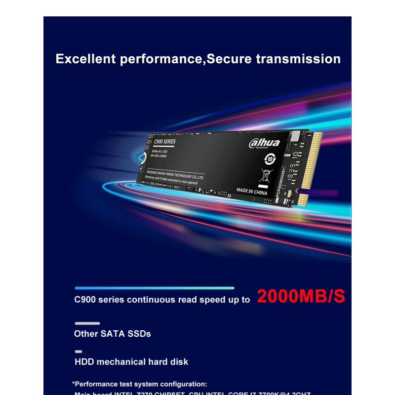 NVMe SSD Factory - Dahua C900 NVMe 1.3 Internal