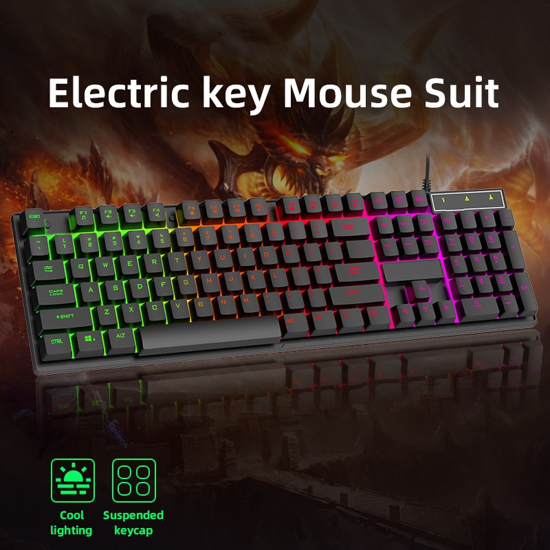 Gaming Keyboard Manufacturer - Hot Sale Backlit Membrane 104 Keys