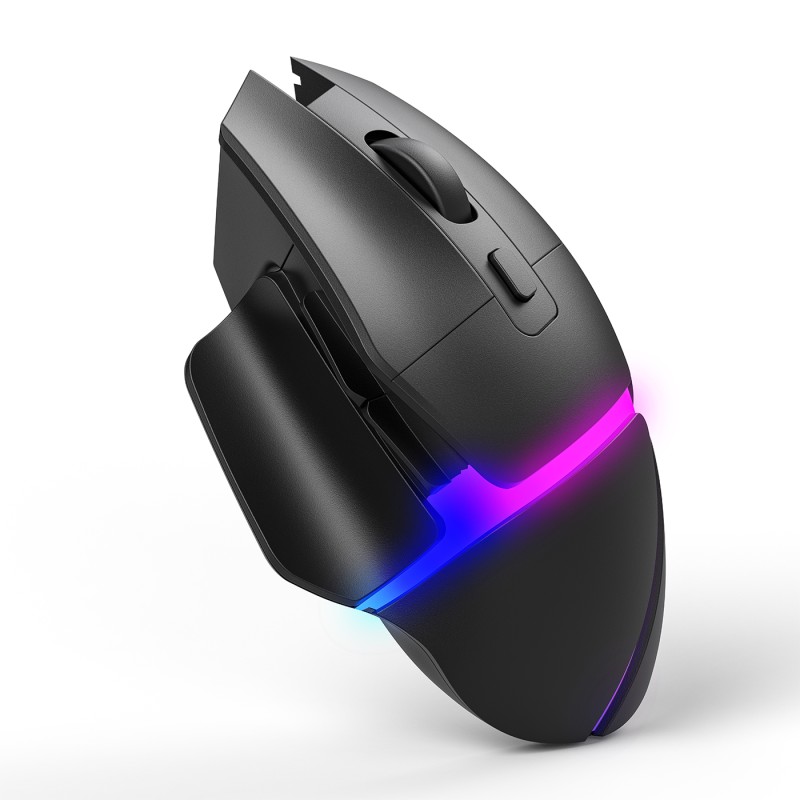 Gaming Mouse Factory - Hot Sale Bluetooth Tri Mode RGB 7200 DPI