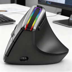 Wireless Mouse Factory - 8D RGB Dual Mode Bluetooth Ergonomic