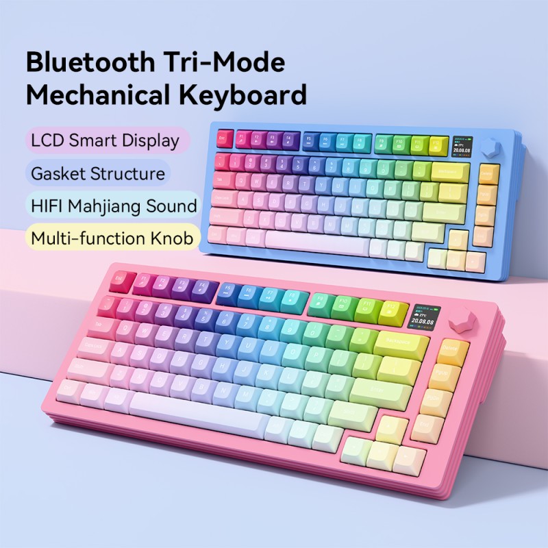 Mechanical Keyboard Manufacturer - F75 Gasket Wireless Hotswap RGB