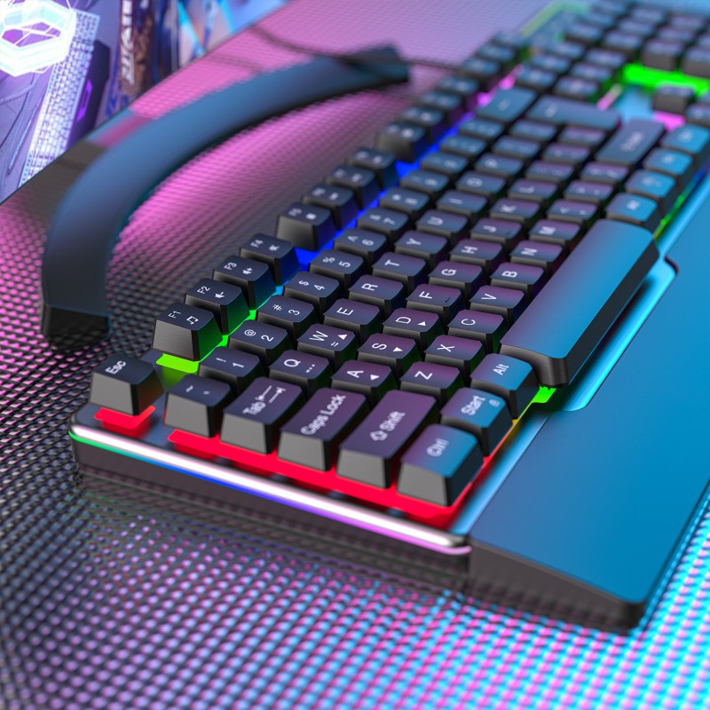Gaming Keyboard Manufacturer - 104 Key Silent Mechanical Feel RGB