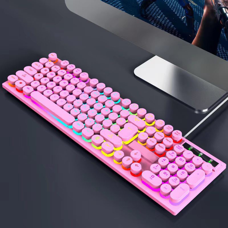 Gaming Keyboard Factory - Hot Sale 104 Keys Retro Mechanical