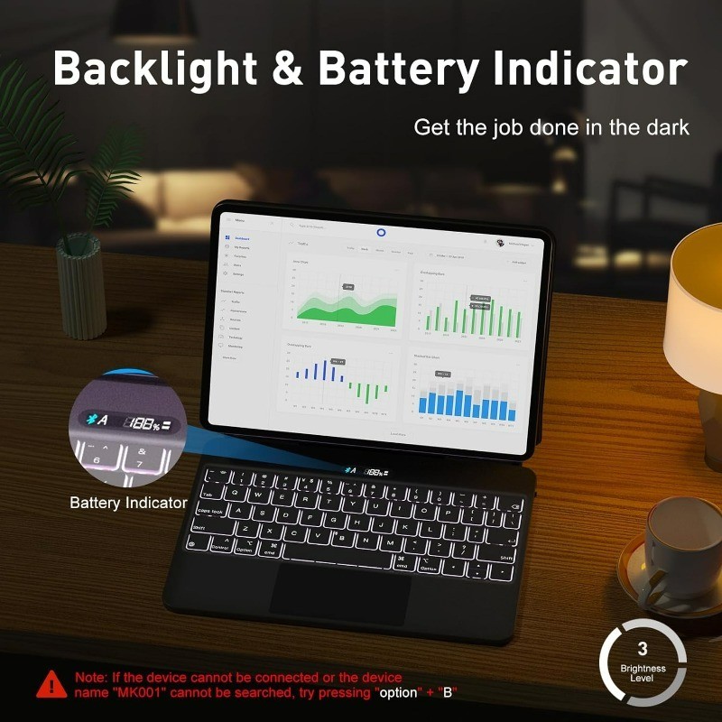 iPad Keyboard Manufacturer - Hot Sale Wireless BT Magic LED