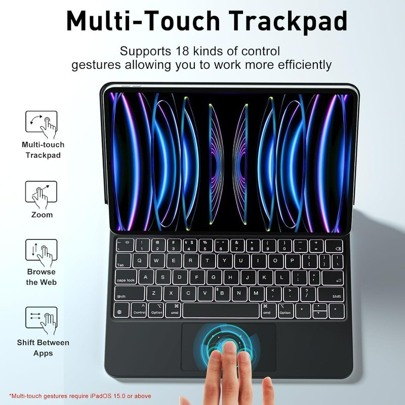 iPad Keyboard Manufacturer - Hot Sale Wireless BT Magic LED