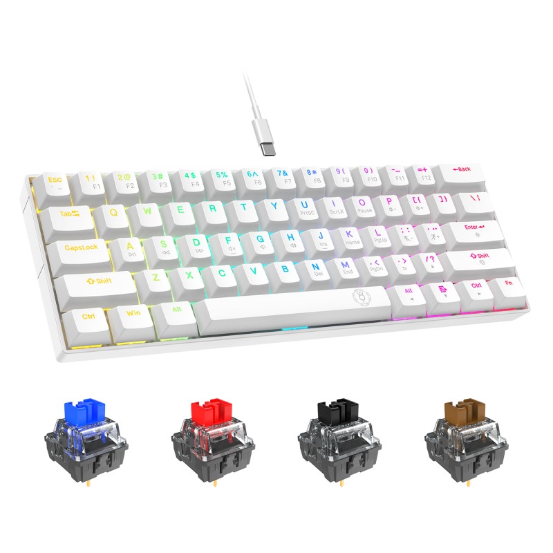 Mechanical Keyboard Factory - 60 Percent Wired Ultra Compact RGB
