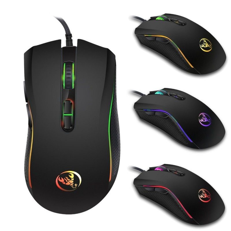 Gaming Mouse Factory - Professional Gamer 6400 DPI Wired LED