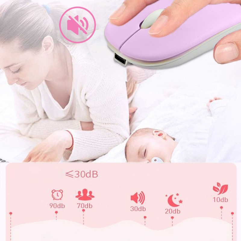 Wireless Mouse Manufacturer - Portable Pink Dual-Mode