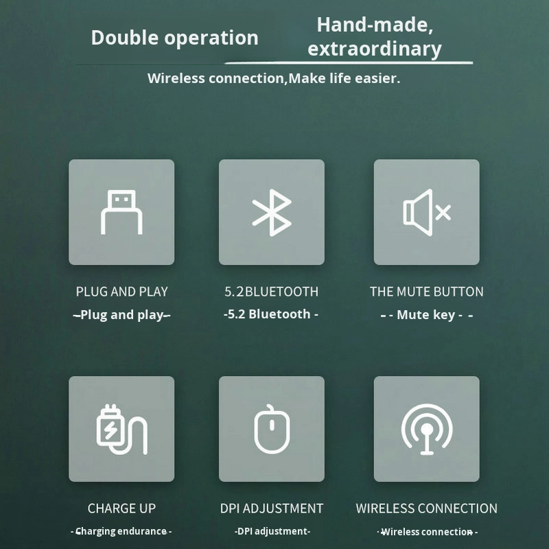Wireless Mouse Factory - Dual-Mode 4D Ergonomic