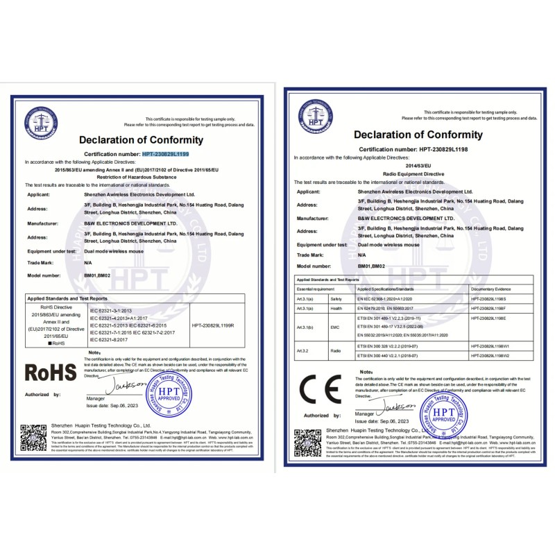 Wireless Mouse Factory - Type C Game Silent RGB