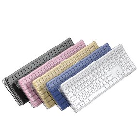 Bluetooth Keyboard Factory - Spanish Ergonomic Transparent