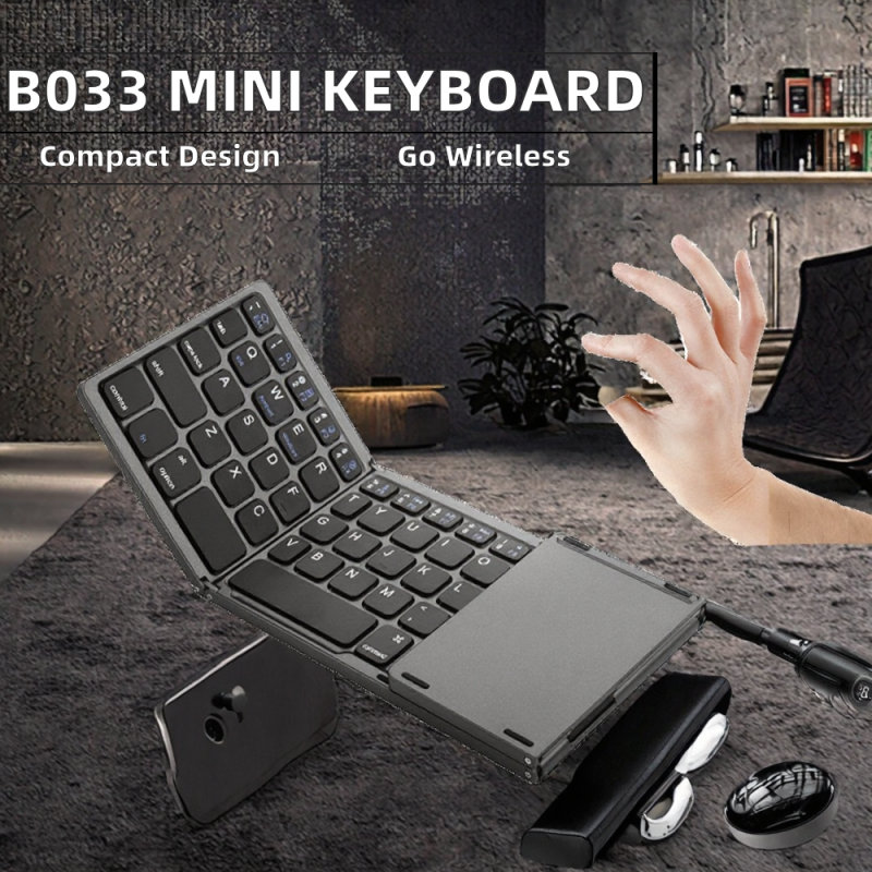 Wireless Keyboard Manufacturer - JBH B033 2.4Ghz Folding Type C