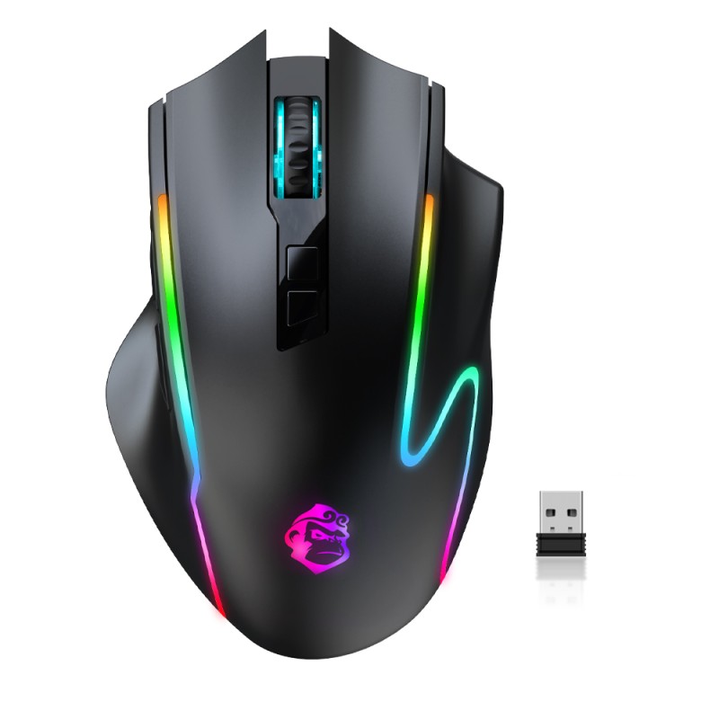 Gaming Mouse Manufacturer - PCTENK XM80B Wireless 10000DPI RGB