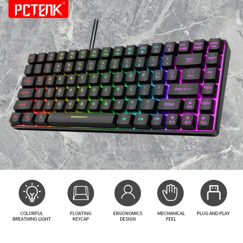 Gaming Keyboard Factory - Most Popular Membrane LED RGB Slim