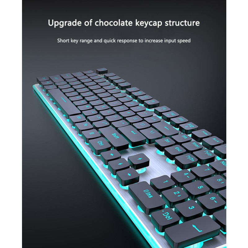 Keyboard Mouse Combo Factory - Ultra Thin 2.4Ghz Slim RGB Rechargeable