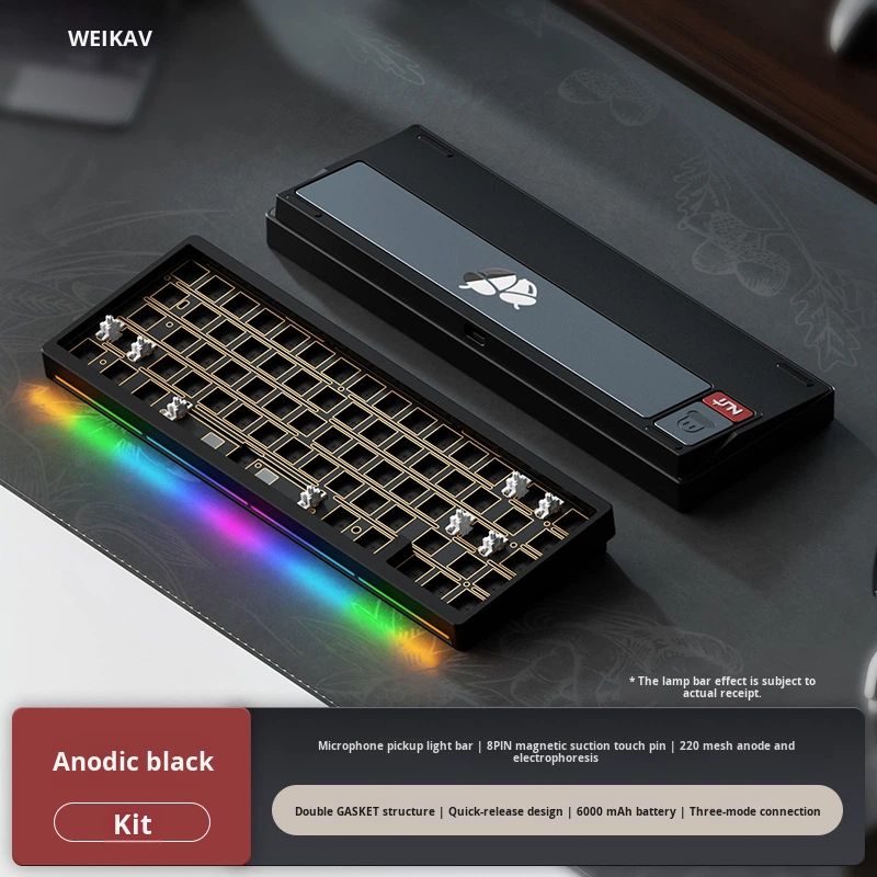 Mechanical Keyboard Manufacturer - Weikav Nut65 Wireless Aluminum 61 Keys