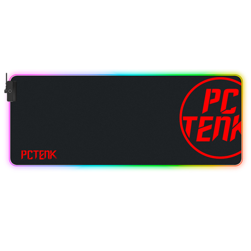 Mouse Pad Factory - Gaming Large USB RGB Natural Rubber Wrist Rest