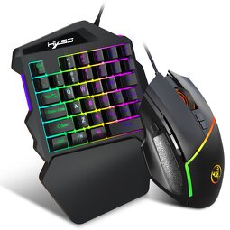 Gaming Combo Manufacturer - HXSJ Mini One-Handed RGB