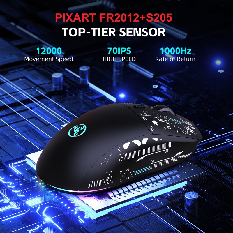 Gaming Mouse Supplier - 2025 HXSJ T90Pro 6 Keys