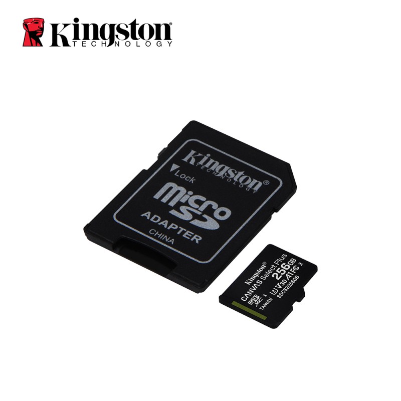 Micro SD Card Factory - Kingston Canvas Select Plus 256GB