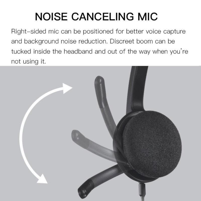 USB Headset Factory - Logitech H340 Computer 1.8m Length