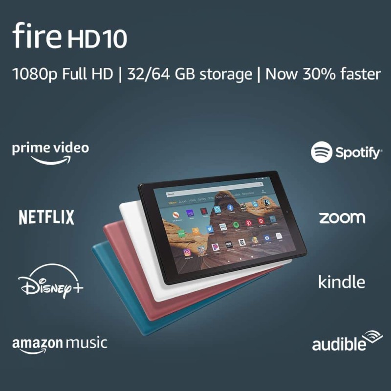 Tablet Factory - Fire HD 10 Pad 10.1 Inch 32GB Black