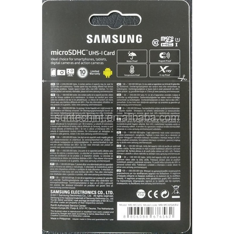 Micro SD Card Factory - Samsung EVO Plus 32GB Class10