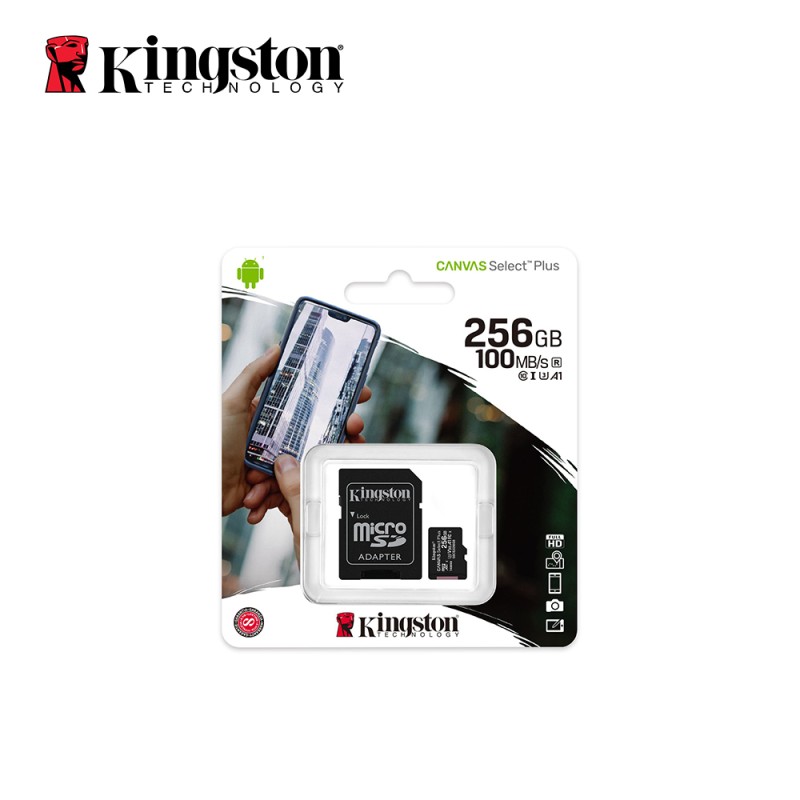 Micro SD Card Factory - Kingston Canvas Select Plus 256GB