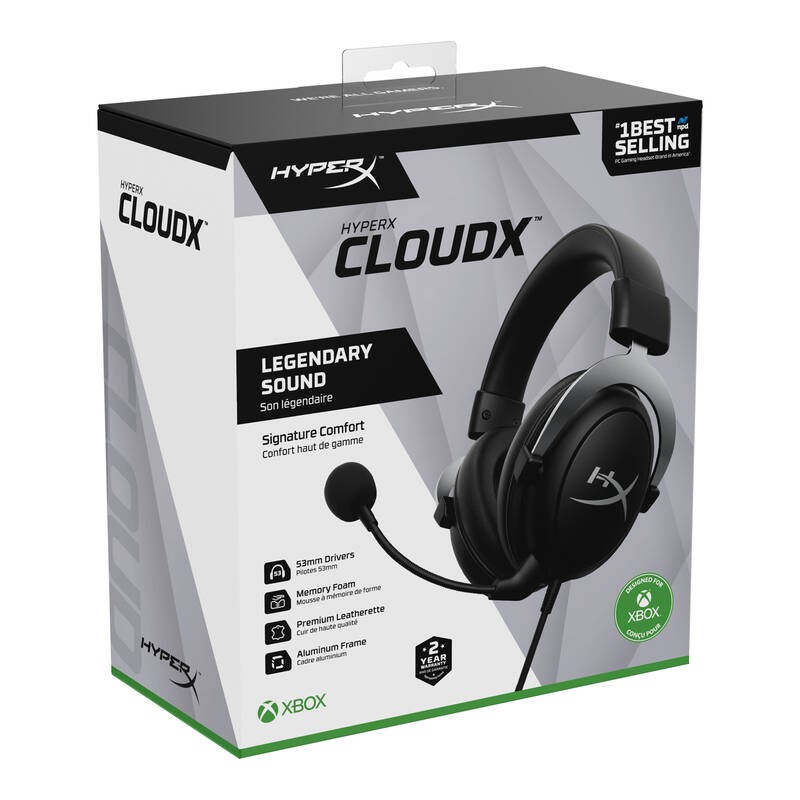 Gaming Headset Factory - HyperX CloudX Black Wire In Ear