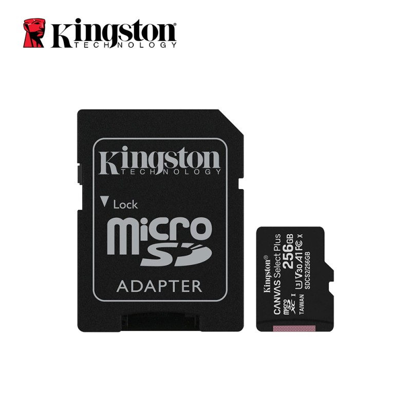 Micro SD Card Factory - Kingston Canvas Select Plus 256GB