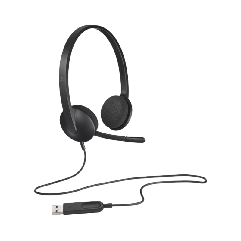 Computer Headset Manufacturer - Logitech H340 Stereo USB