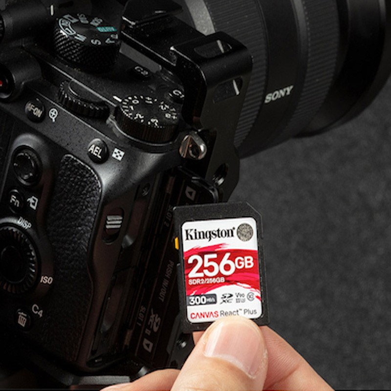 SD Memory Card Factory - Kingston Canvas React 128GB C10