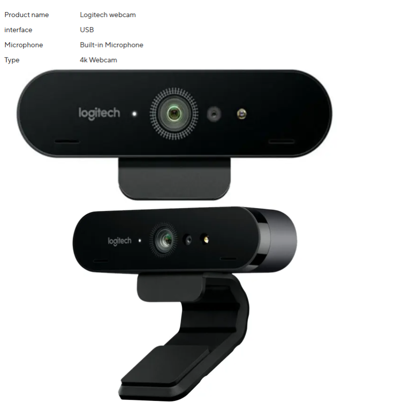 Webcam Manufacturer - Logitech C1000E BRIO 4K Ultra HD