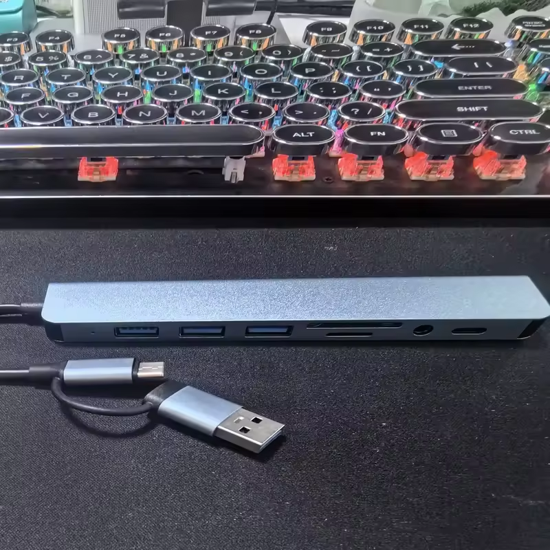 Docking Station Manufacturer - Hot Sales 8 in 1