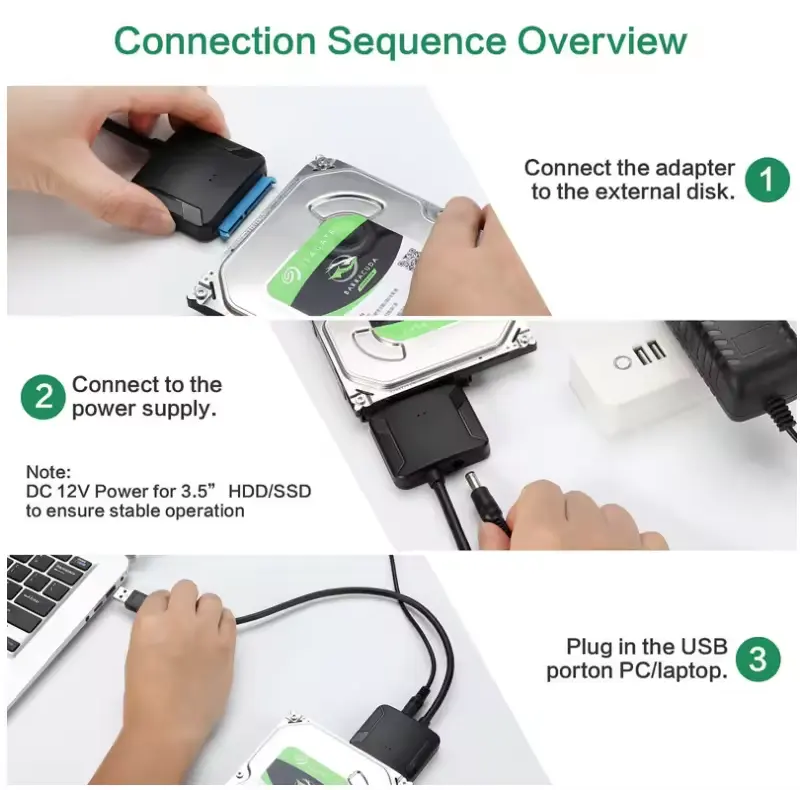 SATA Adapter Factory - USB 3.0 to Sata Cable