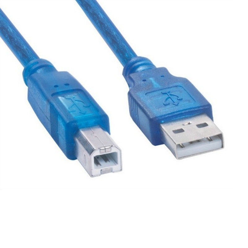 Printer Cable Factory - Square Port Transparent