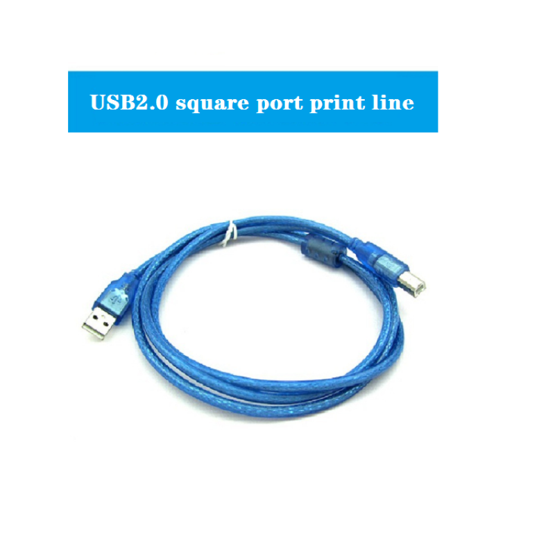 Printer Cable Factory - Square Port Transparent