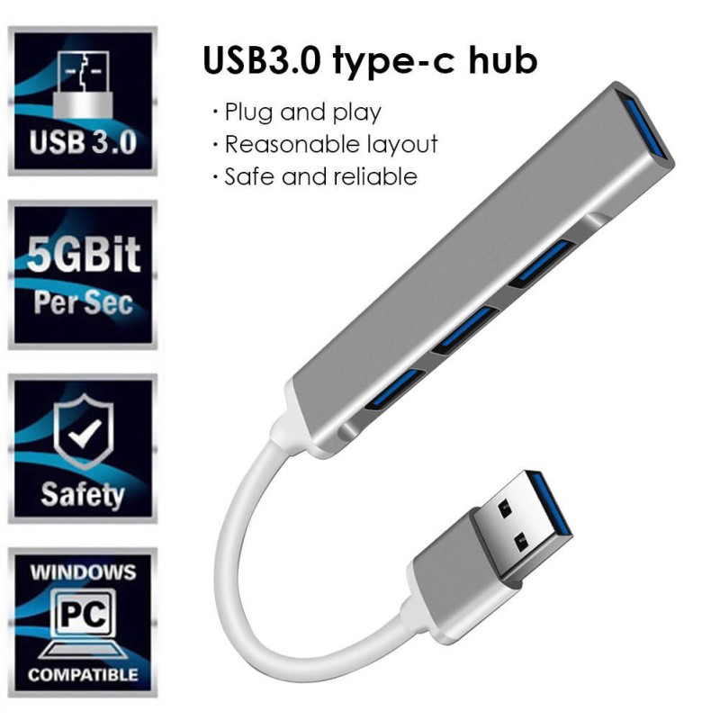USB Hub Supplier - 4 Port USB Hub 5Gbps
