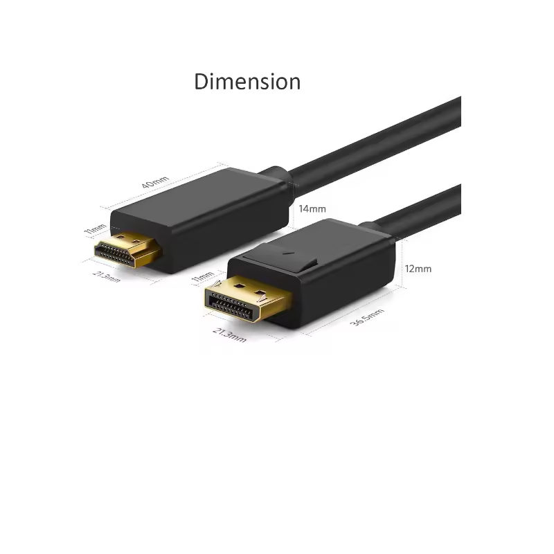 Display Cable Supplier - 1.8m DP to HDTV Cable