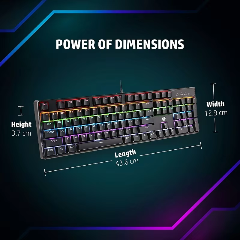 Mechanical Keyboard Factory - HP GK100F Wired 87