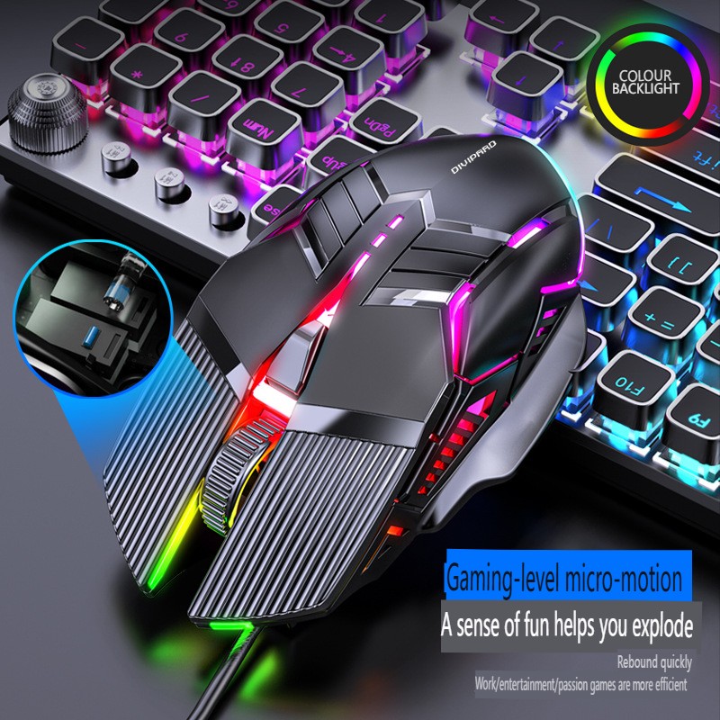 Wired Mouse Supplier - Low Price Wired 6 Button