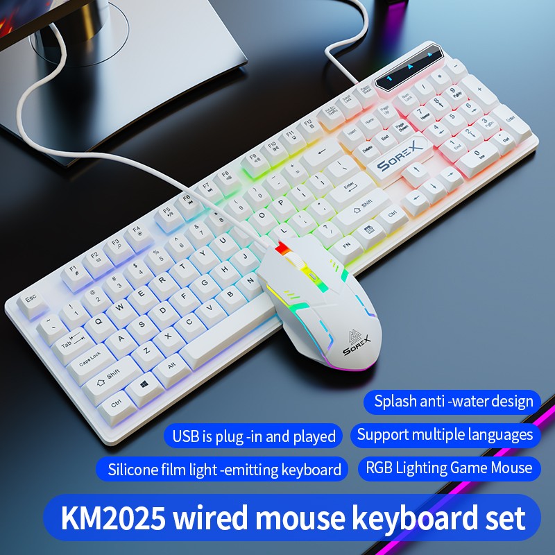 Keyboard Mouse Combo Factory - Ergonomic RGB Membrane
