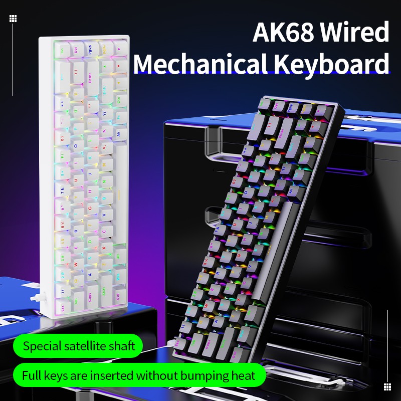 Gaming Keyboard Manufacturer - AK68 68 Keys Hot Swappable