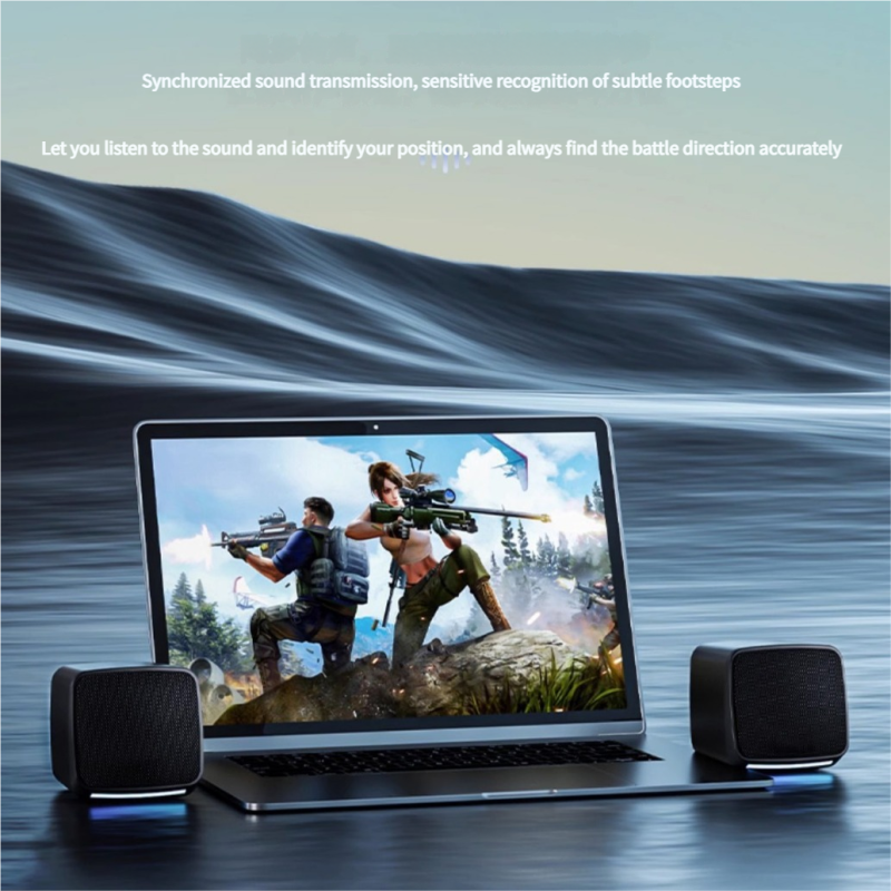 USB Speaker Manufacturer - E 1078 Notebook Small RGB