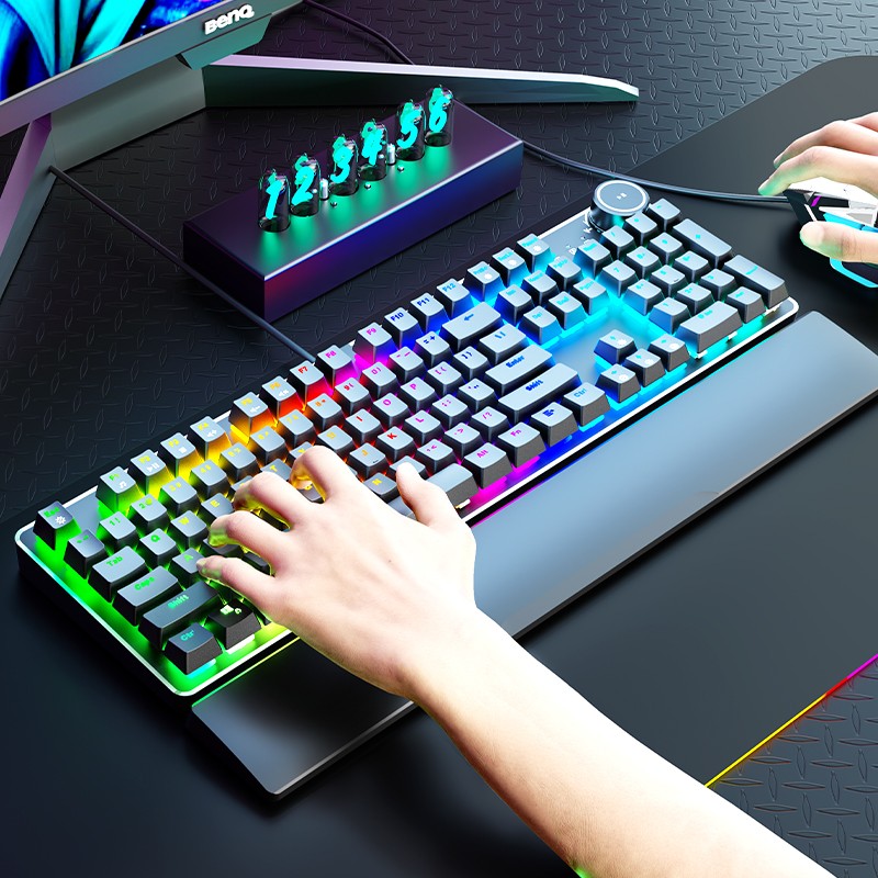 Mechanical Keyboard Manufacturer - Factory Price 104 Key RGB
