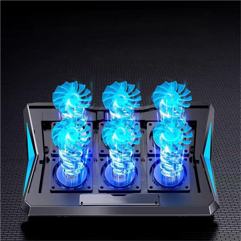 Laptop Cooling Bracket Factory - Q3 Adjustable 6 Level 6 Fan